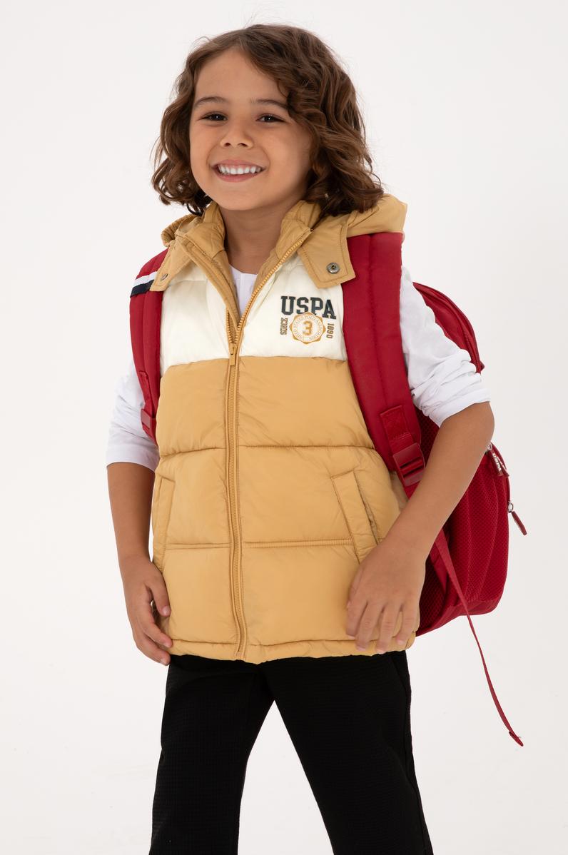 Erkek Çocuk Camel Yelek