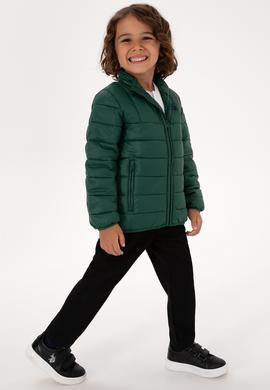 Erkek Çocuk Koyu Yeşil Mont - 50312088022