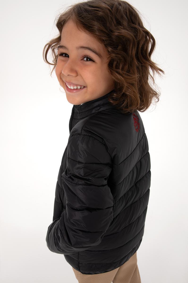 Erkek Çocuk Siyah Mont