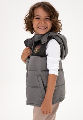 Erkek Çocuk Gri Yelek - 50312089024