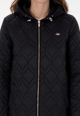 Kadın Siyah Kaban - 50312479012