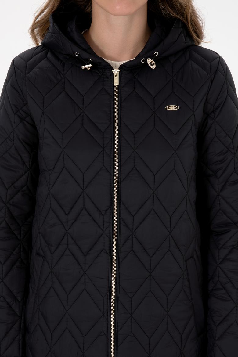 Kadın Siyah Kaban - 50312479012