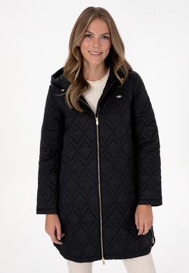 Kadın Siyah Kaban - 50312479012