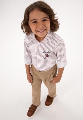 Erkek Çocuk Kırmızı Uzun Kollu Gömlek - 50316675006