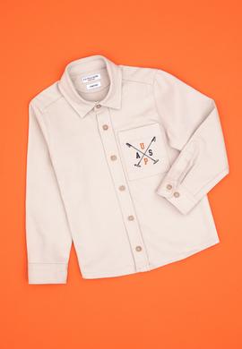 Erkek Çocuk Taş Uzun Kollu Gömlek - 50316681013