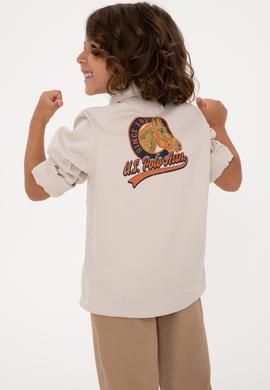 Erkek Çocuk Taş Uzun Kollu Gömlek - 50316681013