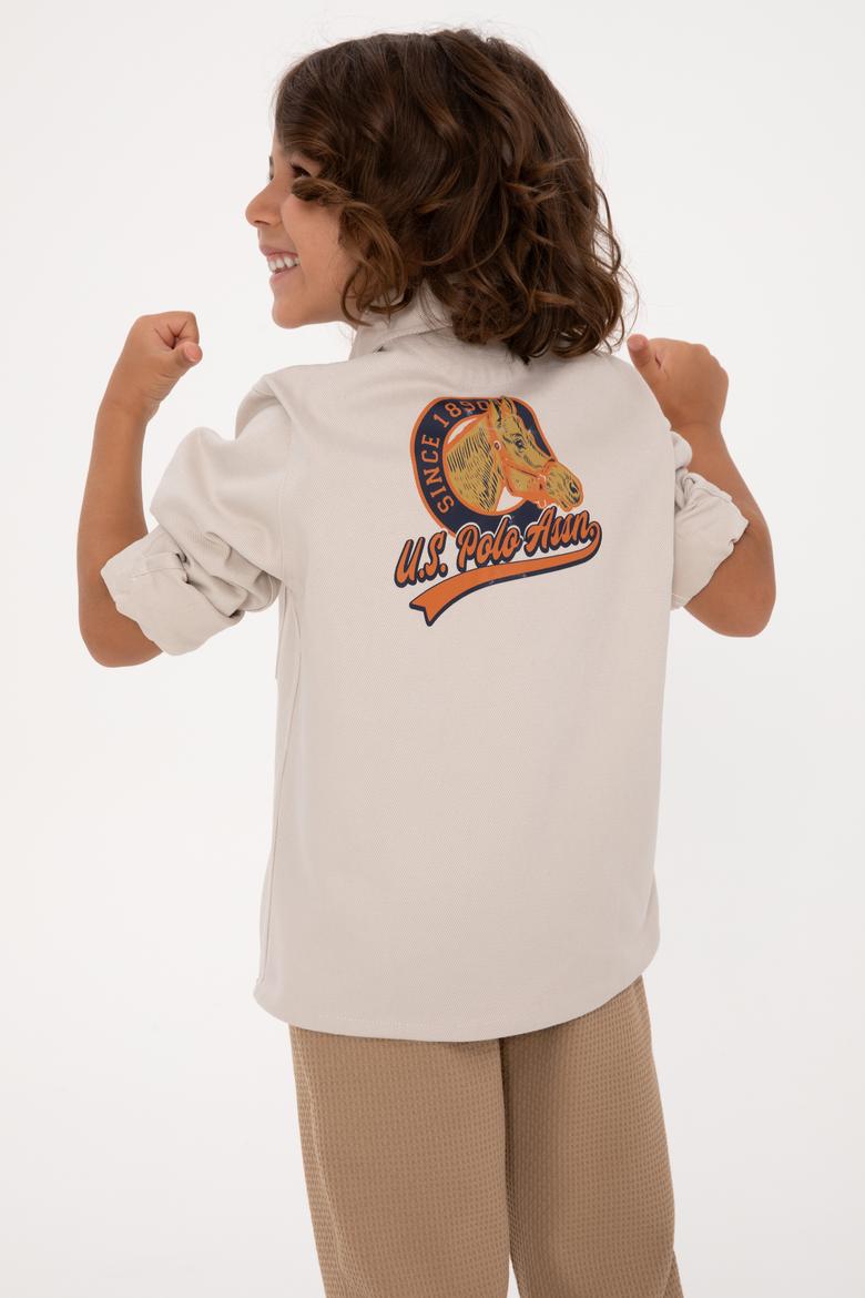 Erkek Çocuk Taş Uzun Kollu Gömlek - 50316681013