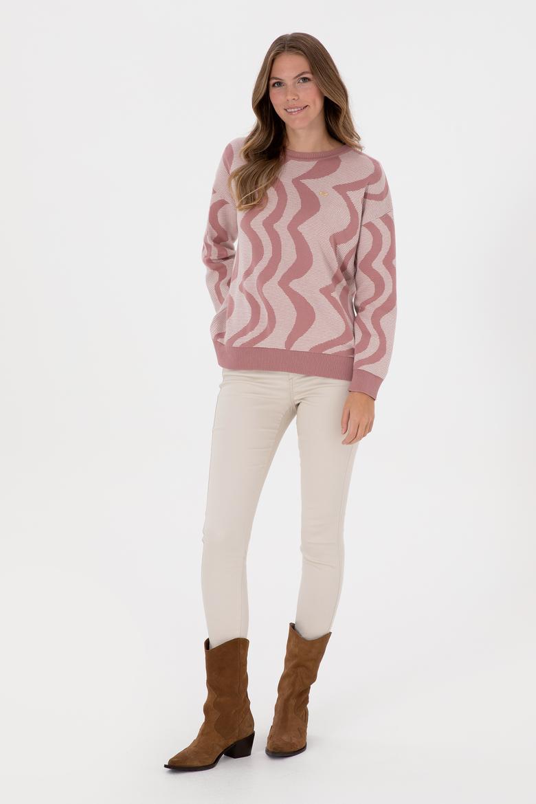 Kadın Orkide Bisiklet Yaka Kazak - 50308899027