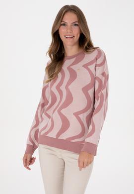 Kadın Orkide Bisiklet Yaka Kazak - 50308899027