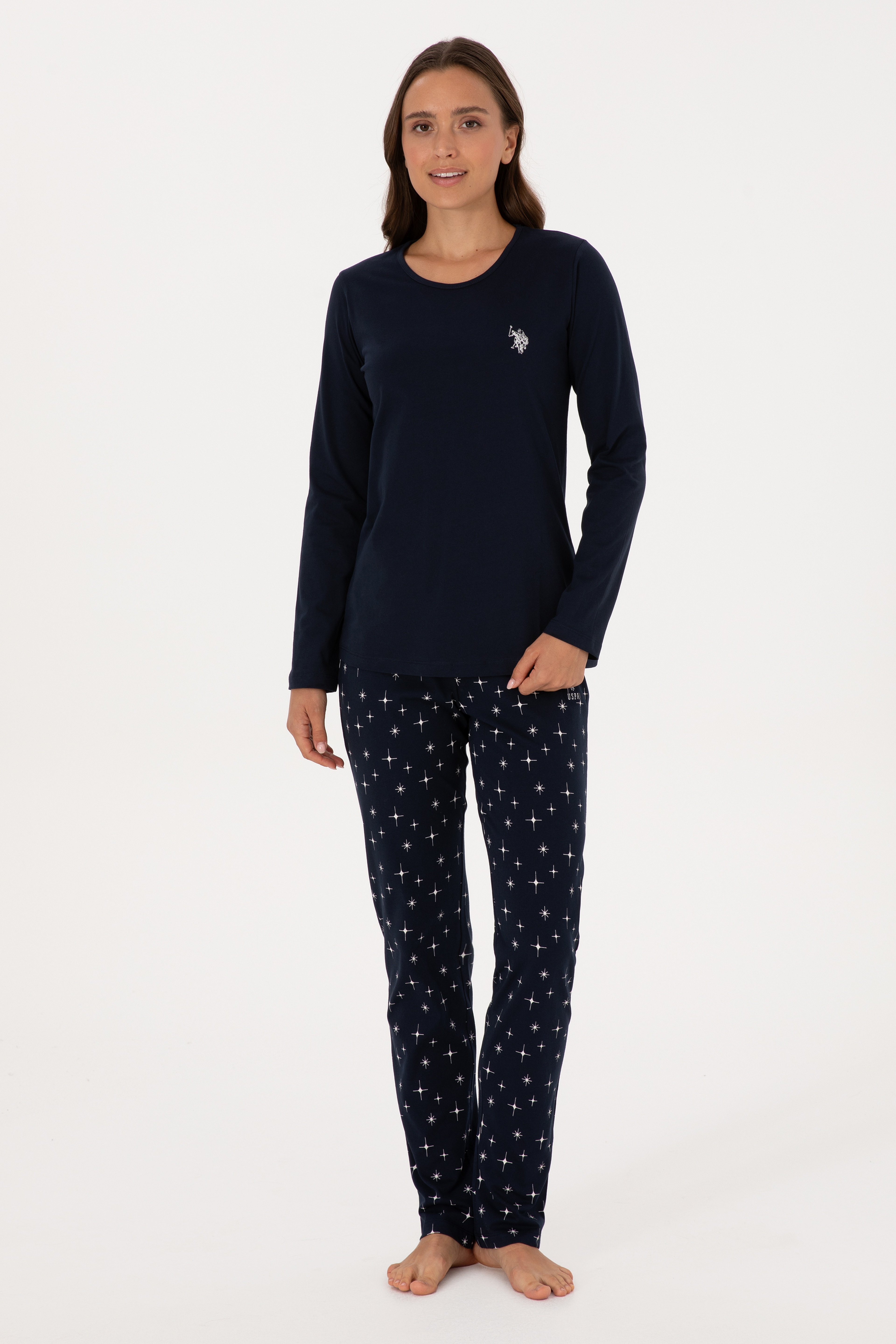 Kadın Lacivert Pijama Takımı - Image 4