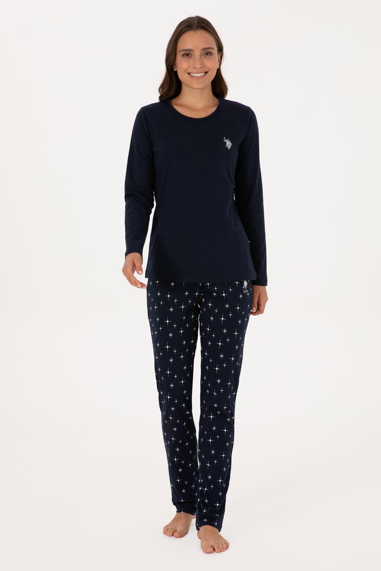 Kadın Lacivert Pijama Takımı