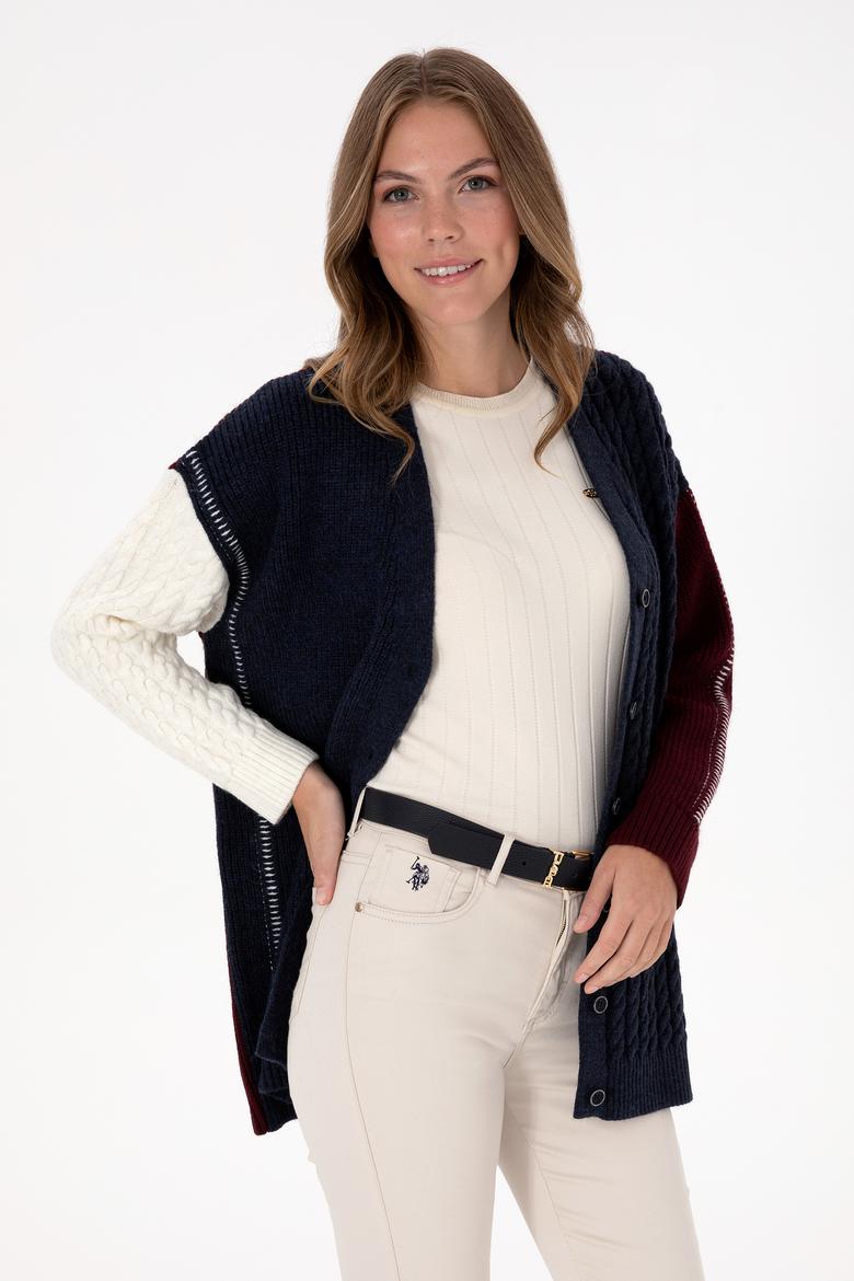 Kadın Lacivert Triko Hırka - 50310761004