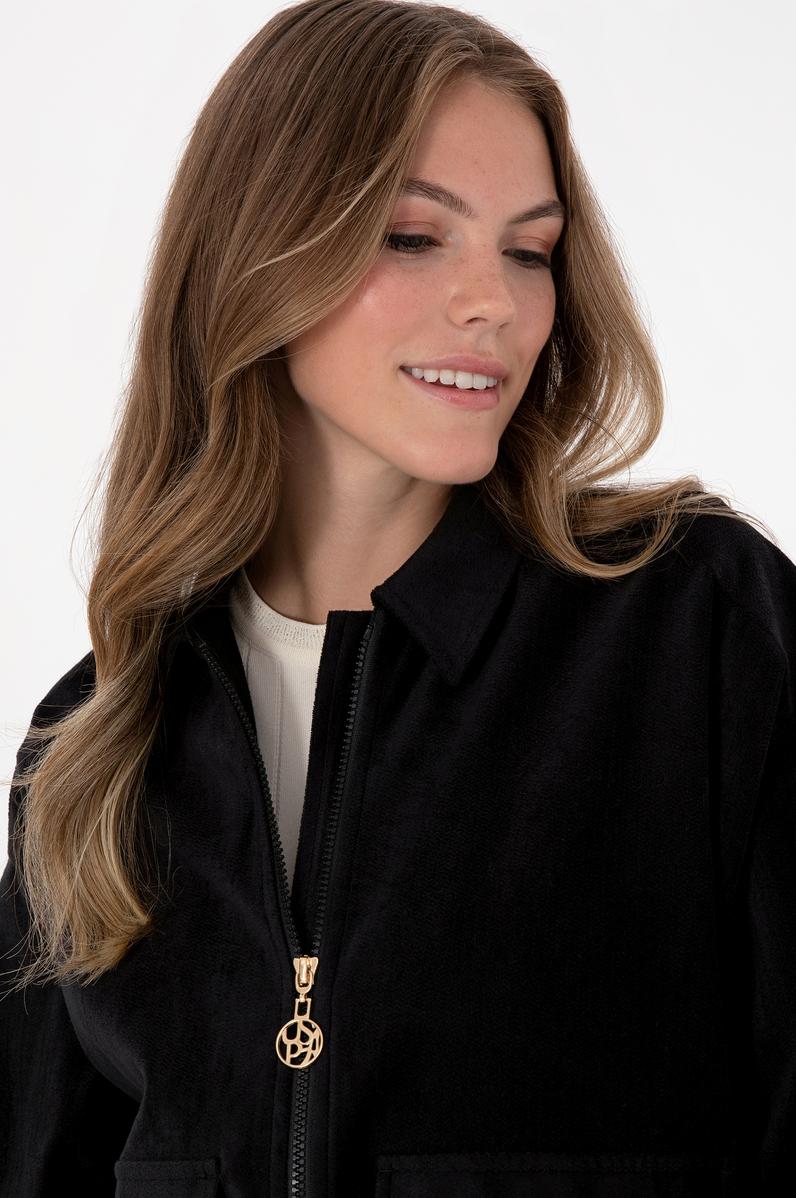 Kadın Siyah DOKUMA MONT