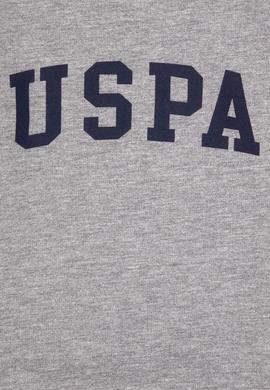 Erkek Çocuk Gri Melanj Bisiklet Yaka Basic Sweatshirt - 50313830030