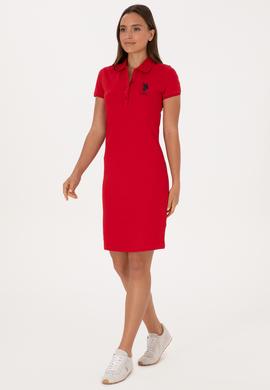 Kadın Kırmızı Örme Elbise - 50300860014