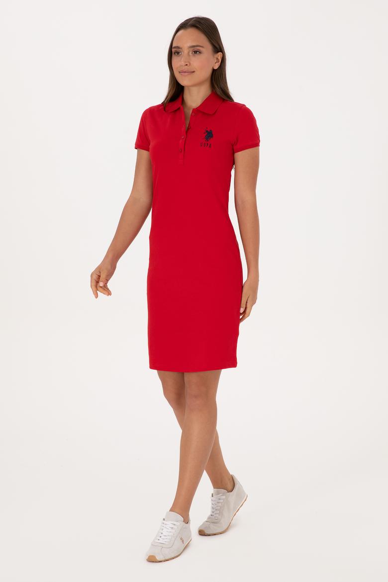 Kadın Kırmızı Örme Elbise - 50300860014