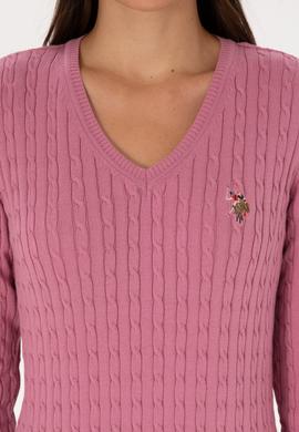 Kadın Pembe Basic Kazak - 50307700073