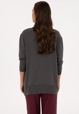 Kadın Gri Basic Kazak - 50307742008