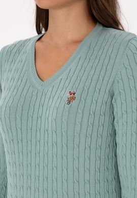 Kadın Mint Basic Kazak - 50307700070