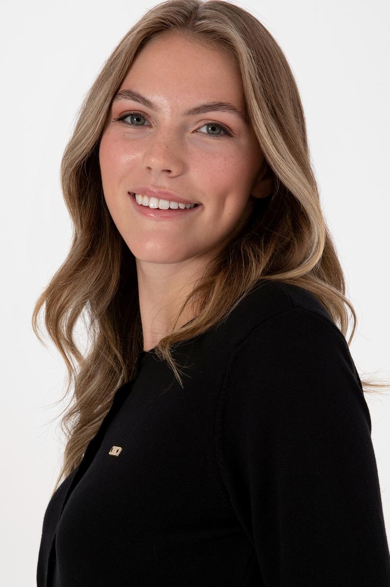 Kadın Siyah Basic Triko Hırka