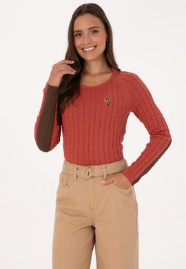 Kadın Gül Kurusu Basic Kazak - 50307728040