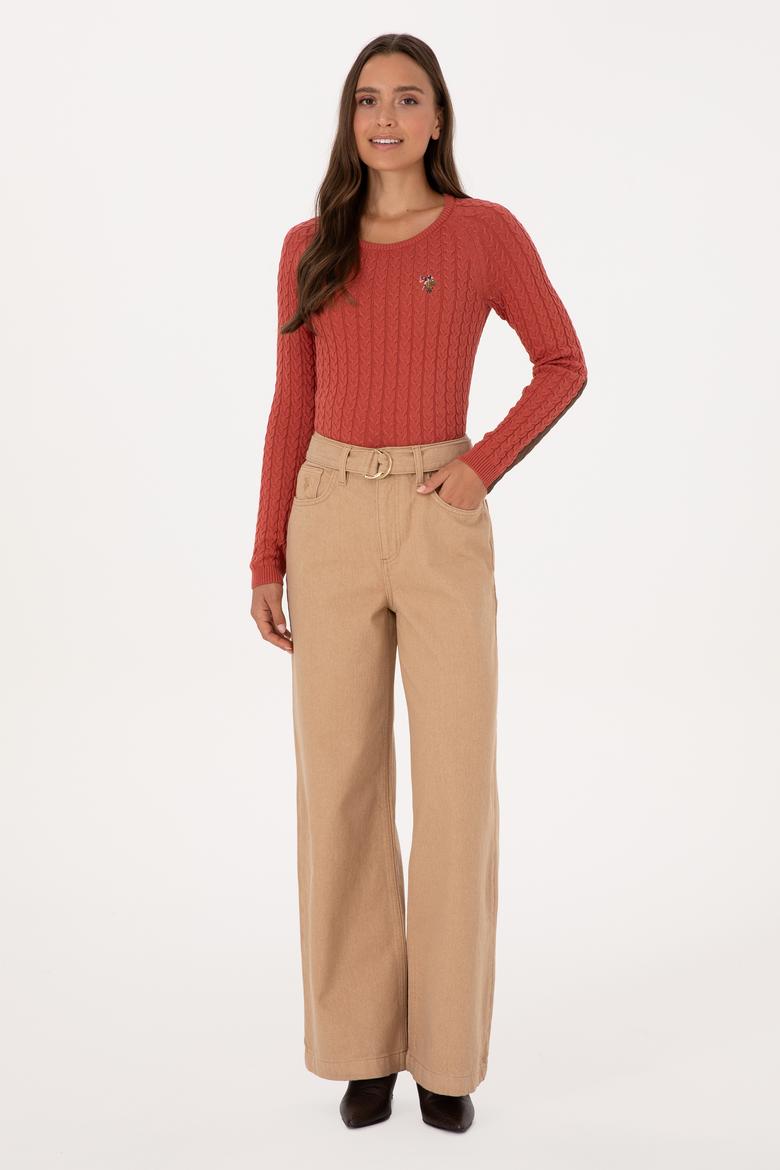 Kadın Gül Kurusu Basic Kazak - 50307728040