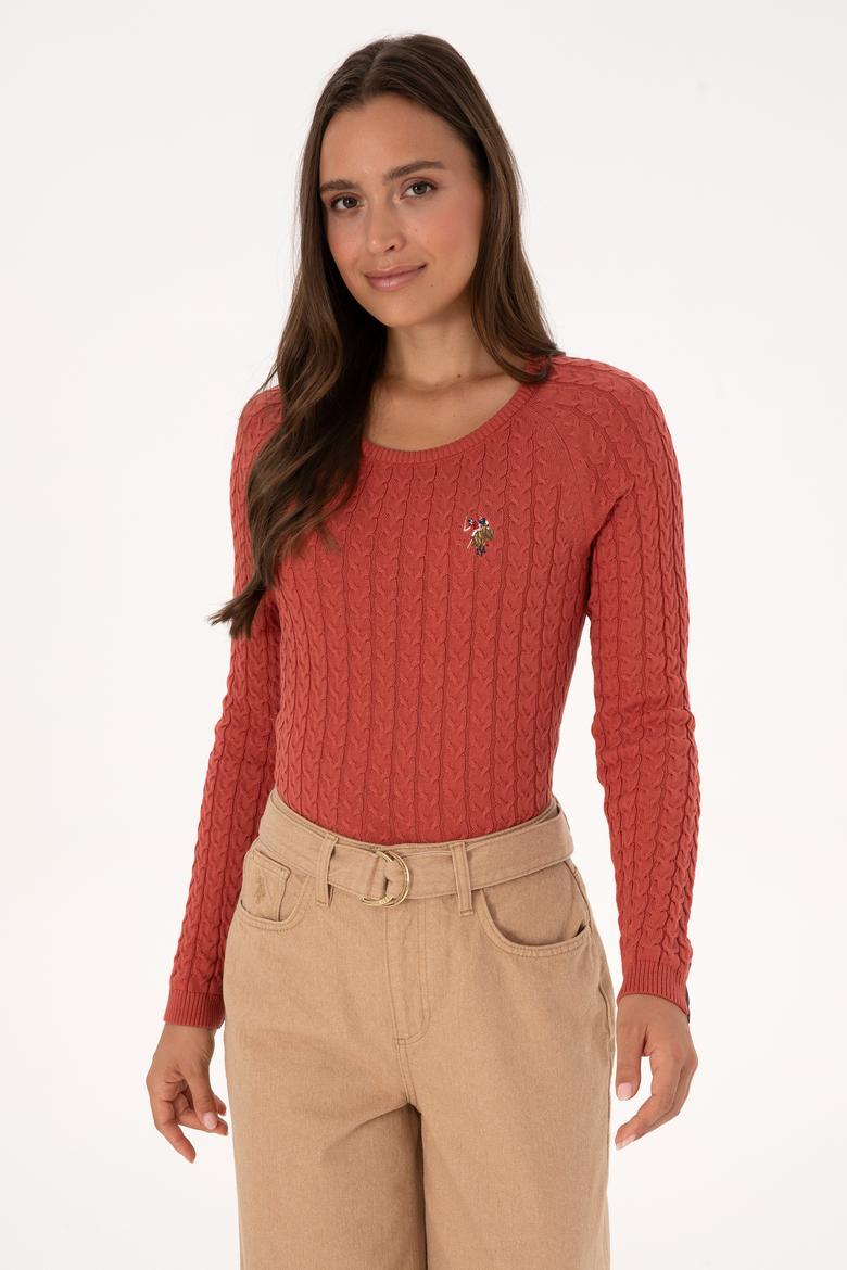 Kadın Gül Kurusu Basic Kazak - 50307728040