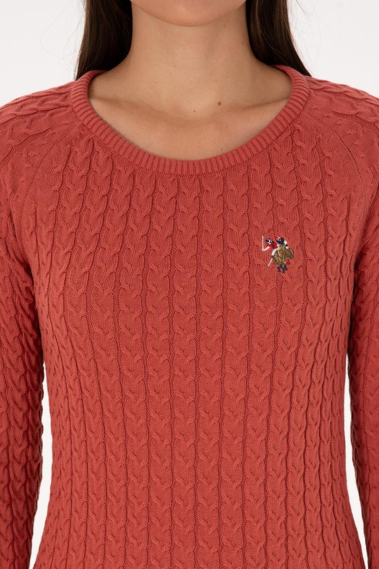 Kadın Gül Kurusu Basic Kazak - 50307728040