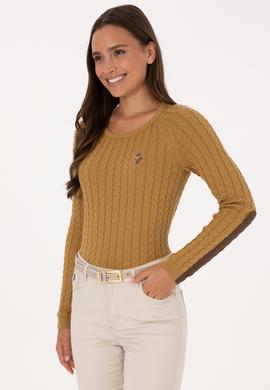 Kadın Hardal Basic Kazak - 50307728047