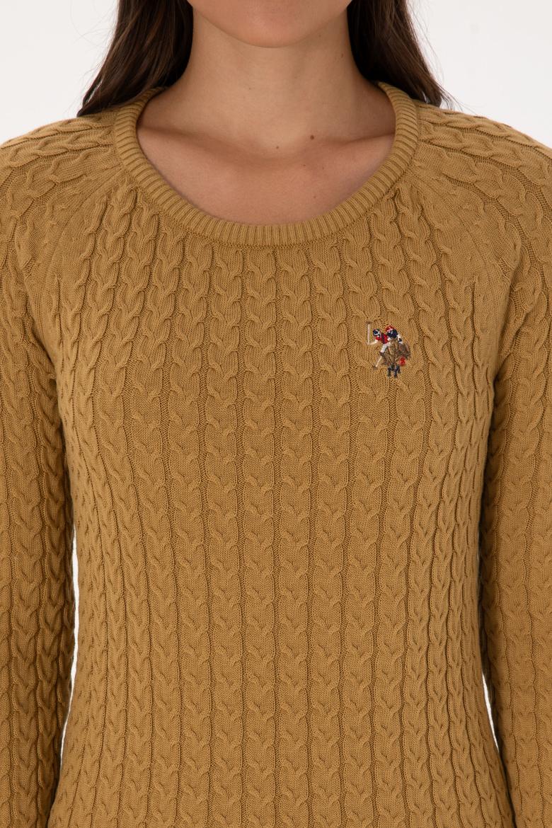 Kadın Hardal Basic Kazak - 50307728047