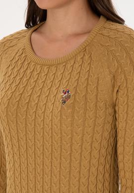 Kadın Hardal Basic Kazak - 50307728047