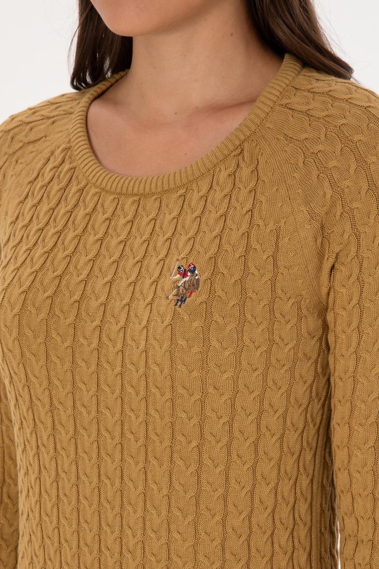 Kadın Hardal Basic Kazak - 50307728047