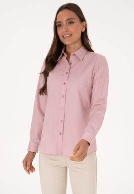 Kadın Orkide Uzun Kollu Basic Gömlek - 50308023026