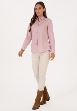 Kadın Orkide Uzun Kollu Basic Gömlek - 50308023026