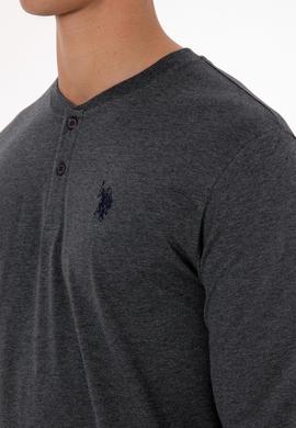 Erkek Antrasit Melanj Pijama Takımı - 50318601007