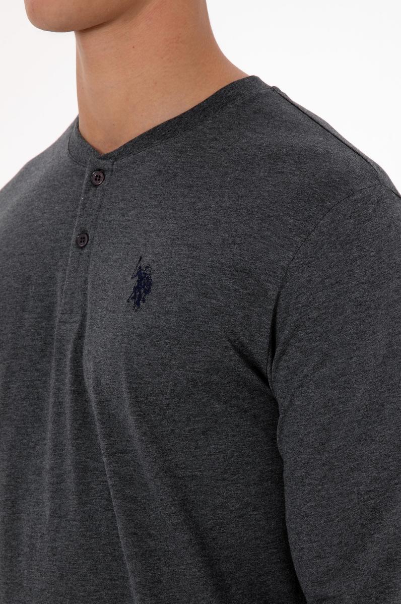 Erkek Antrasit Melanj Pijama Takımı