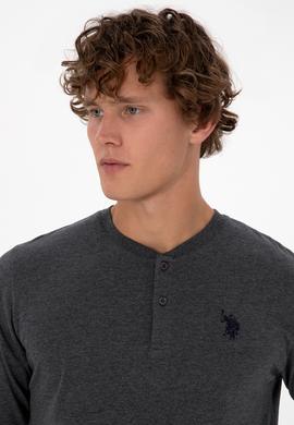 Erkek Antrasit Melanj Pijama Takımı - 50318601007