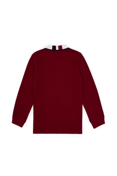 Erkek Çocuk Bordo Basic Sweatshirt