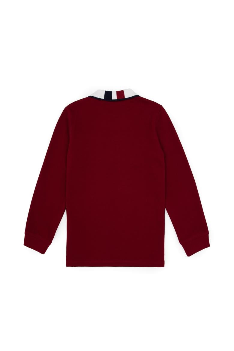Erkek Çocuk Bordo Basic Sweatshirt - 50307723040