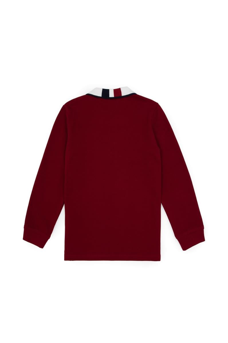 Erkek Çocuk Bordo Basic Sweatshirt