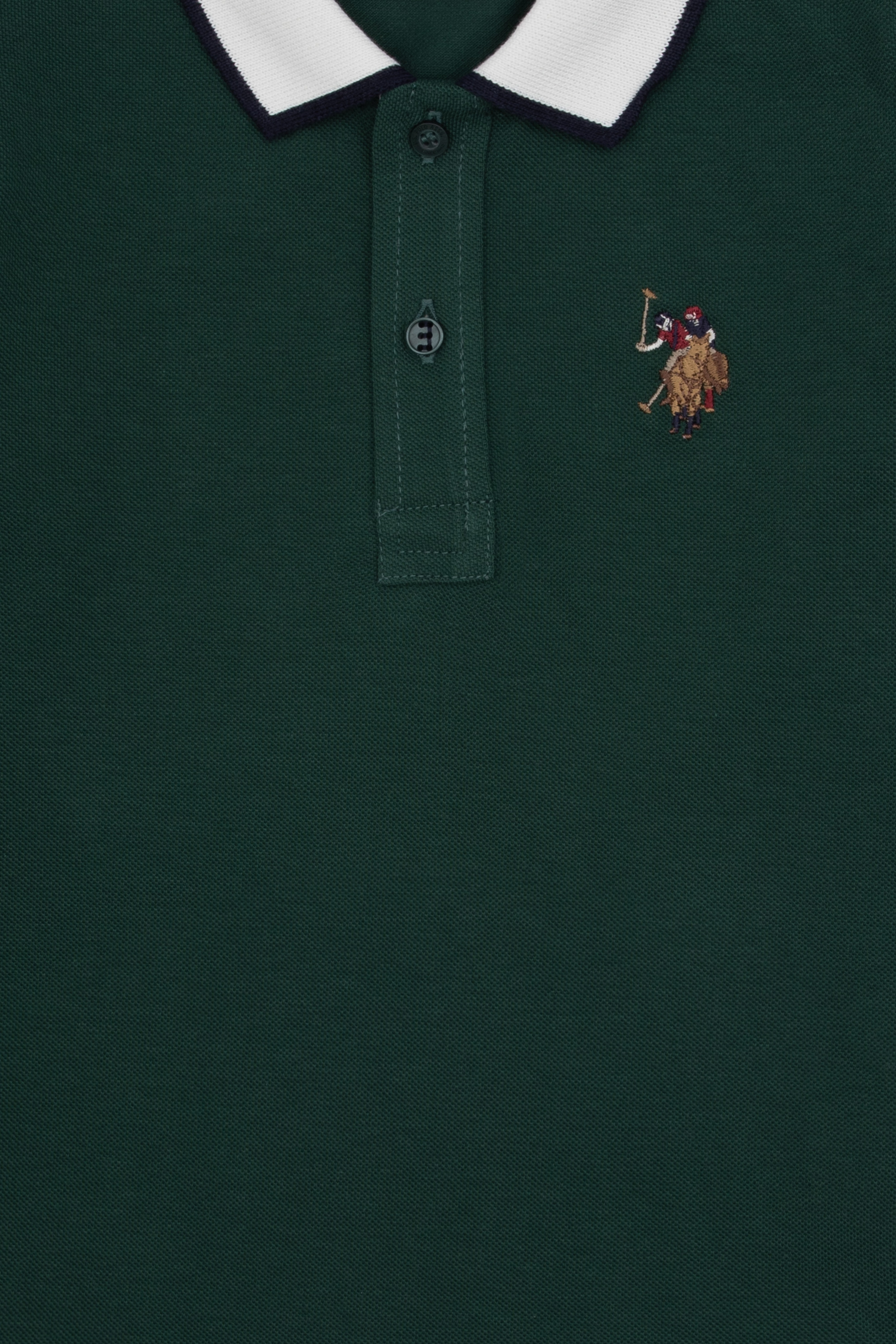 Erkek Çocuk Koyu Yeşil Basic Sweatshirt - Image 3