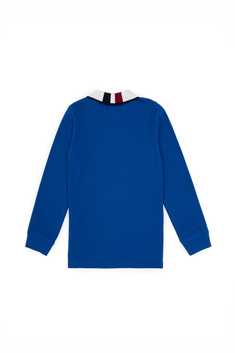 Erkek Çocuk Mavi Basic Sweatshirt - 50307723056