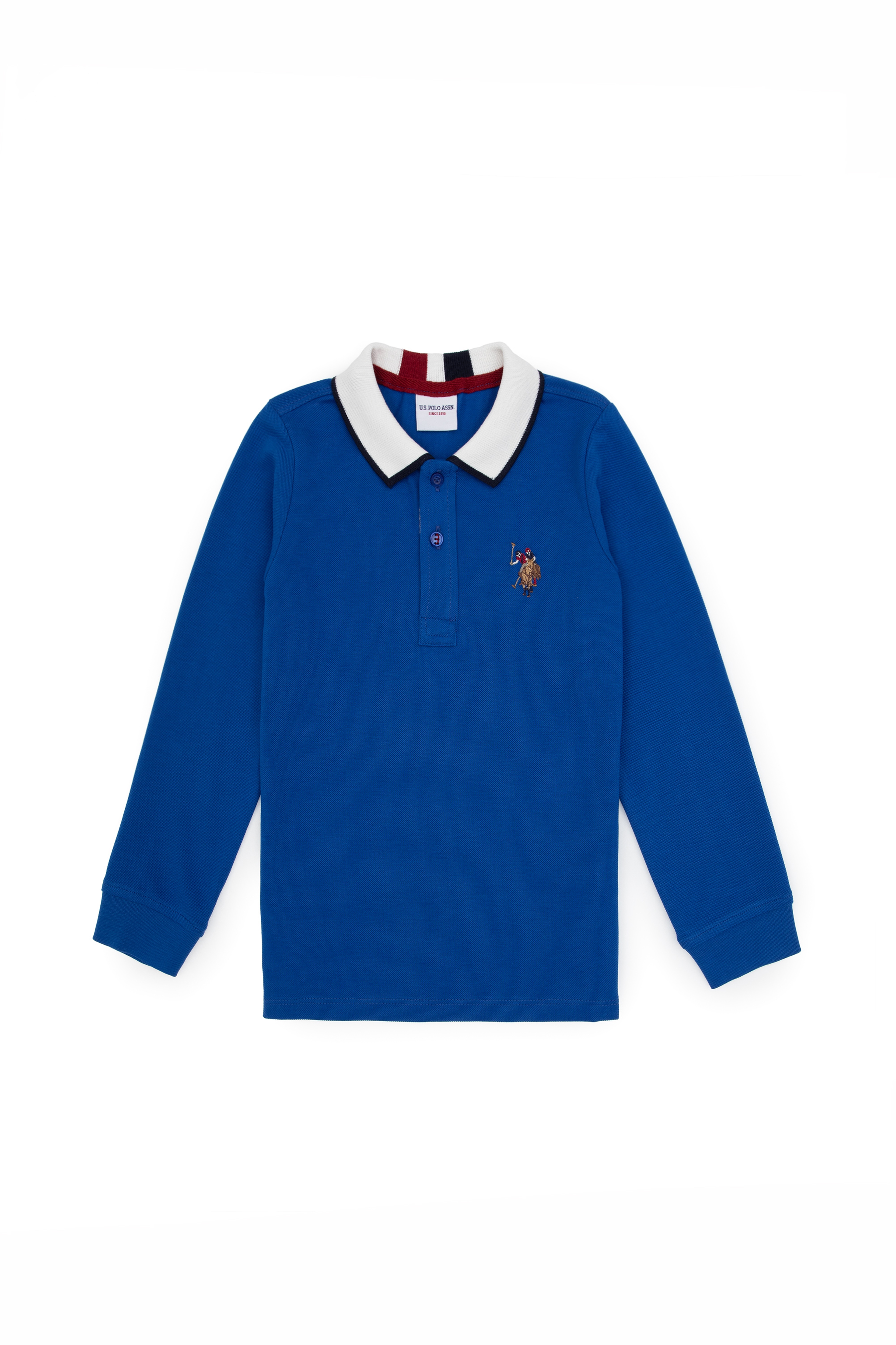 Erkek Çocuk Mavi Basic Sweatshirt - Image 1