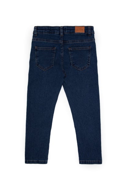 Erkek Çocuk Koyu Mavi Jean Pantolon