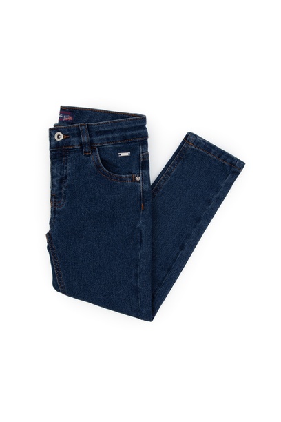 Erkek Çocuk Koyu Mavi Jean Pantolon