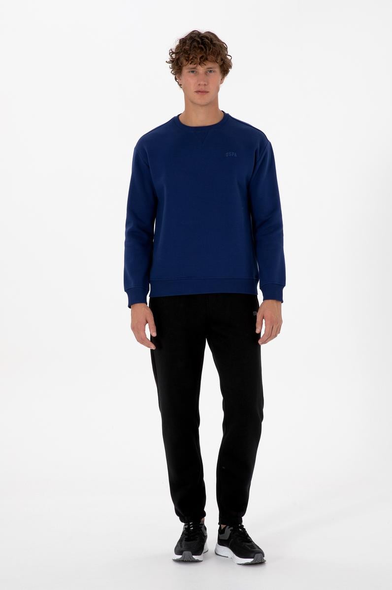 Erkek Siyah Şardonlu Eşofman Altı