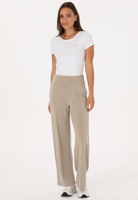 Kadın Açık Haki Modal Karışımlı Loose Fit Eşofman Altı - 50307761110