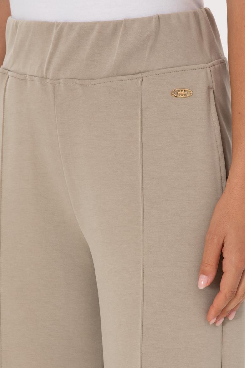 Kadın Açık Haki Modal Karışımlı Loose Fit Eşofman Altı - 50307761110