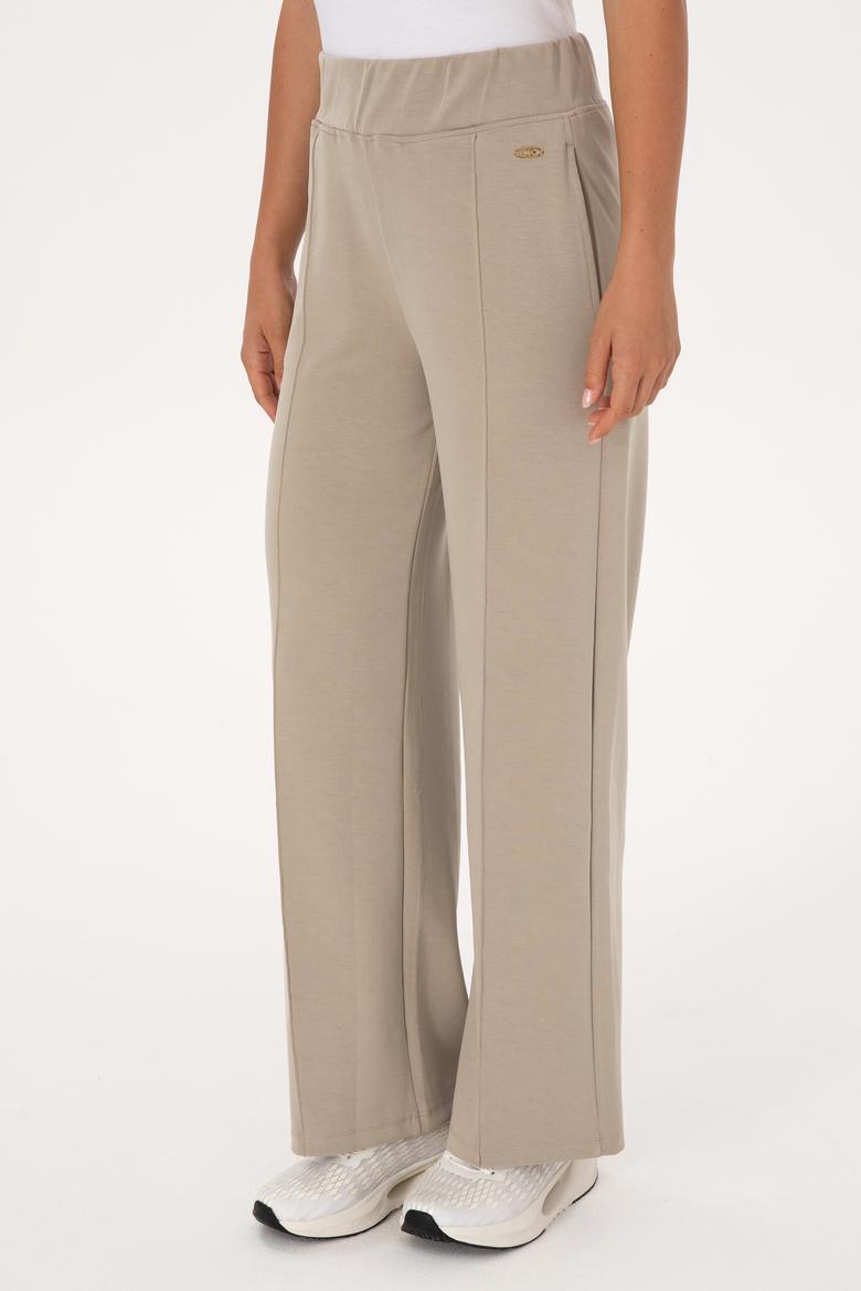 Kadın Açık Haki Modal Karışımlı Loose Fit Eşofman Altı - 50307761110