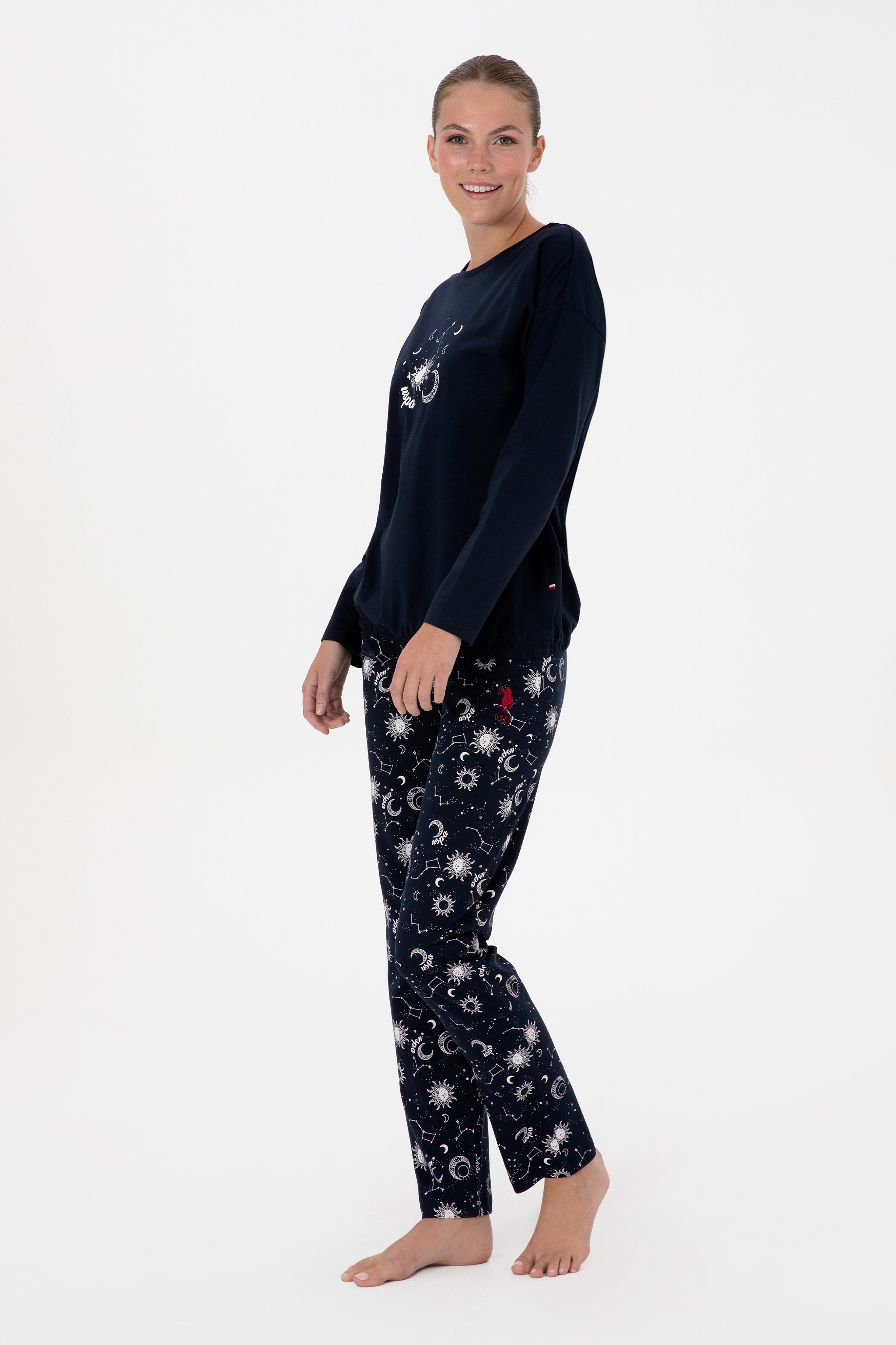 Kadın Lacivert Pijama Takımı - Image 4